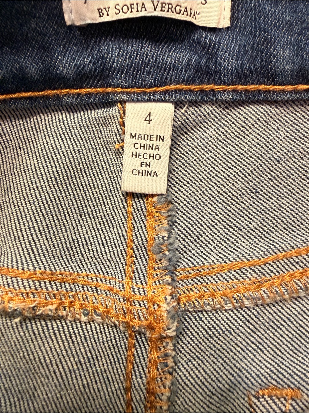 Sofia Jeans by Sofia Vergara Margot Wide Leg Jeans Size 4 High Rise Blue Denim - Picture 4 of 7